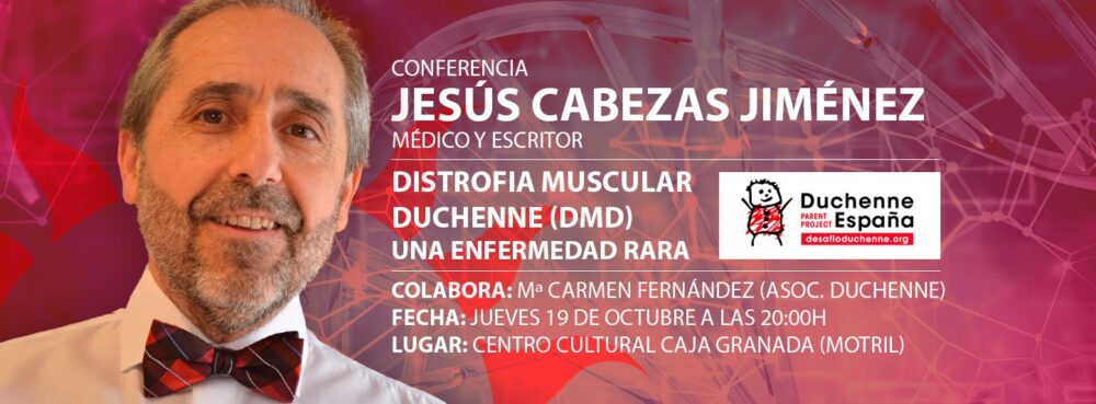 Conferencia de Jesús Cabezas sobre «Distrofia Muscular Duchenne» (19 octubre 2023)