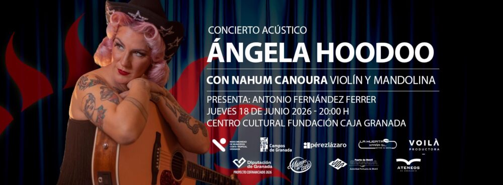 Concierto acústico ÁNGELA HOODO, acompañada por Nahum Canoura, violín y mandolina.