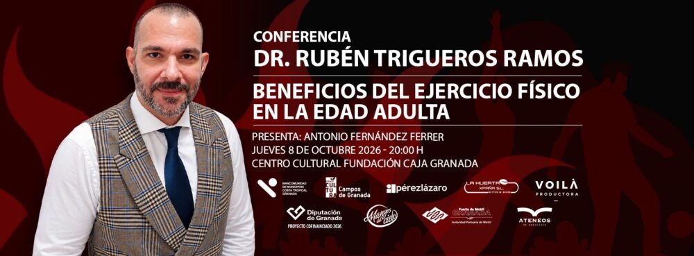 Conferencia «Beneficios del ejercicio físico en la edad adulta» (8 de octubre 2026)